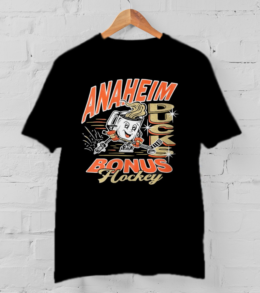 Anaheim Ducks Puck Bonus Hockey T-Shirt