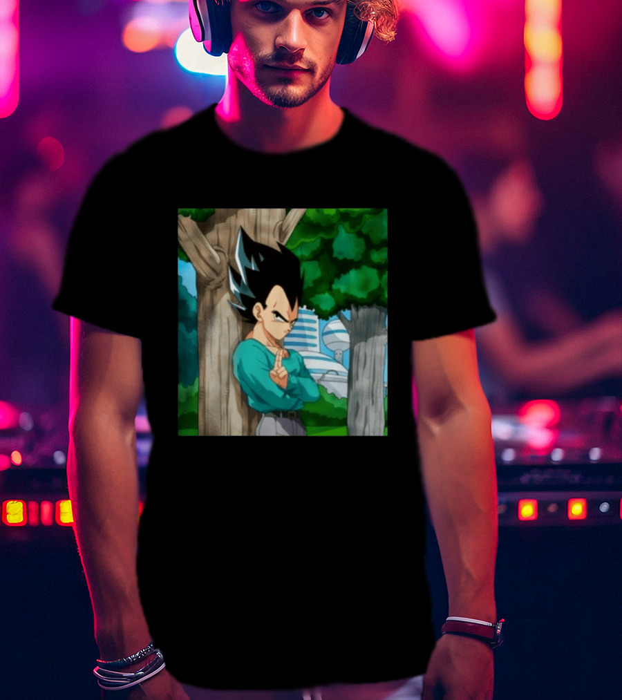 Dragon Ball Z Vegeta Farewell Scene Anime T-Shirt