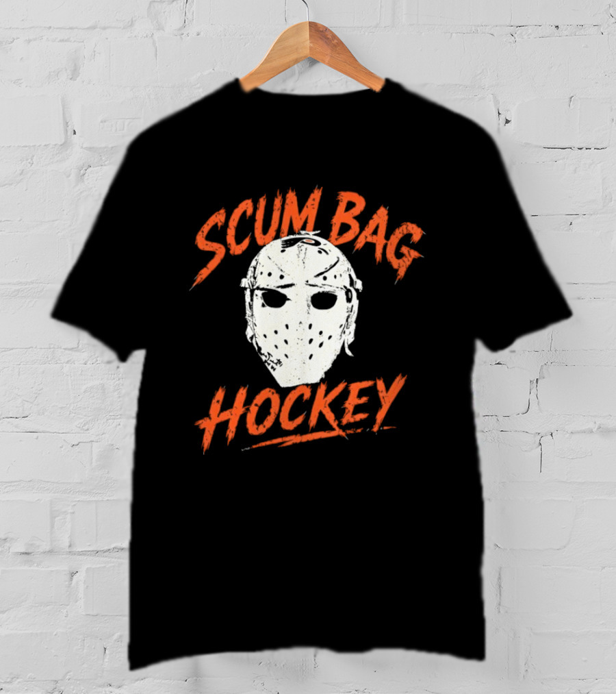 Scum Bag Hockey Jason Voorhees Mask Horror T-Shirt