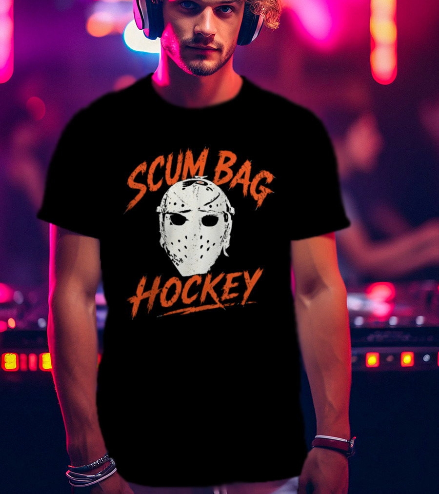 Scum Bag Hockey Jason Voorhees Mask Horror T-Shirt