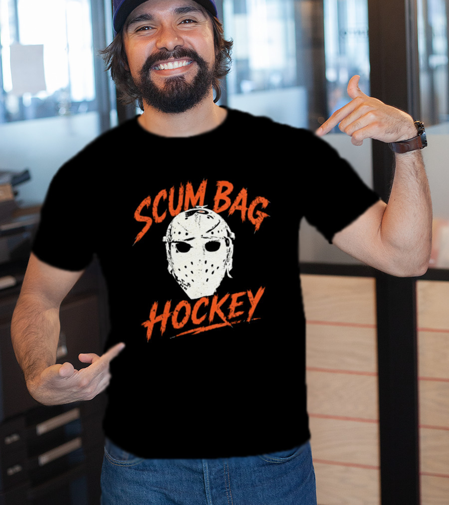 Scum Bag Hockey Jason Voorhees Mask Horror T-Shirt