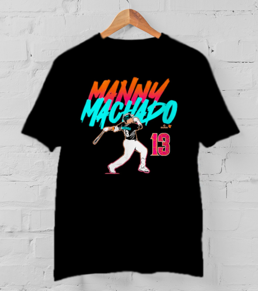 Manny Machado 13 Slugger Swing City Edition T-Shirt