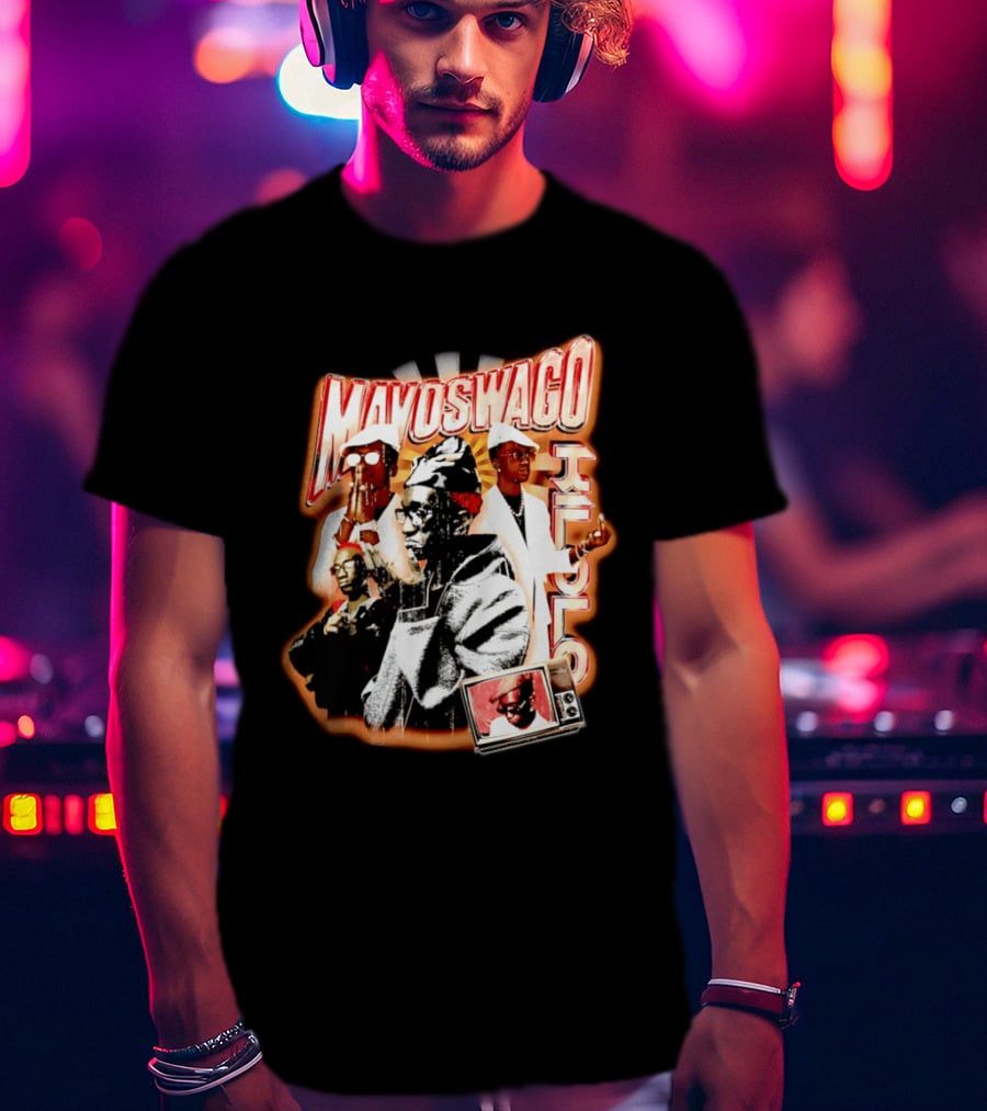 Mavoswago Klolo Retro TV Hip Hop T-Shirt