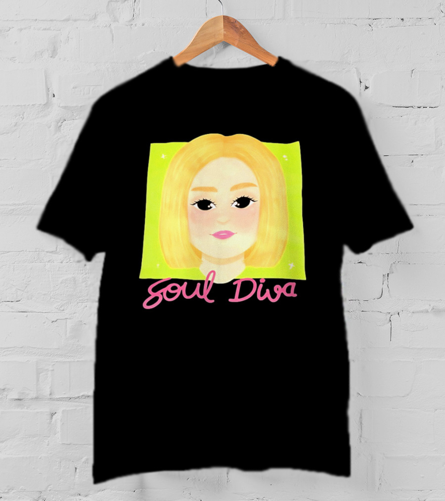 Soul Diva Blonde Cartoon T-Shirt