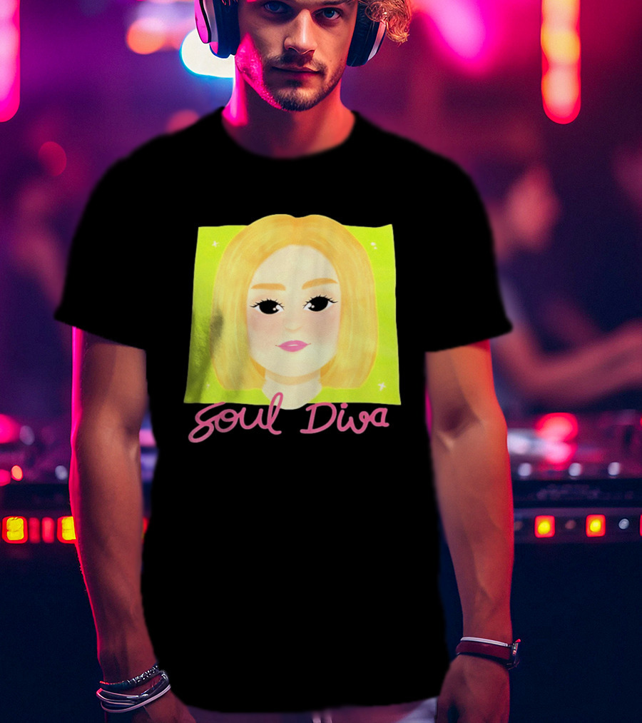 Soul Diva Blonde Cartoon T-Shirt