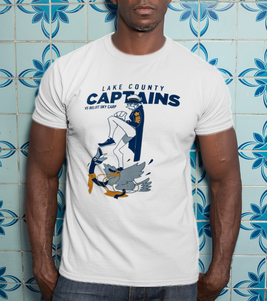 2026 Lake County Captains Vs Beloit Sky Carp Baseball Event T-Shirt