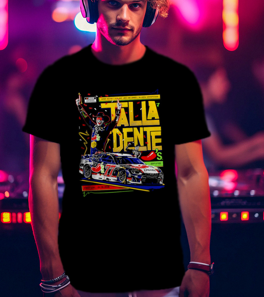 Carson Hocevar Talladega Superspeedway Victory Celebration $77 Jack Link's NASCAR Cup Series T-Shirt