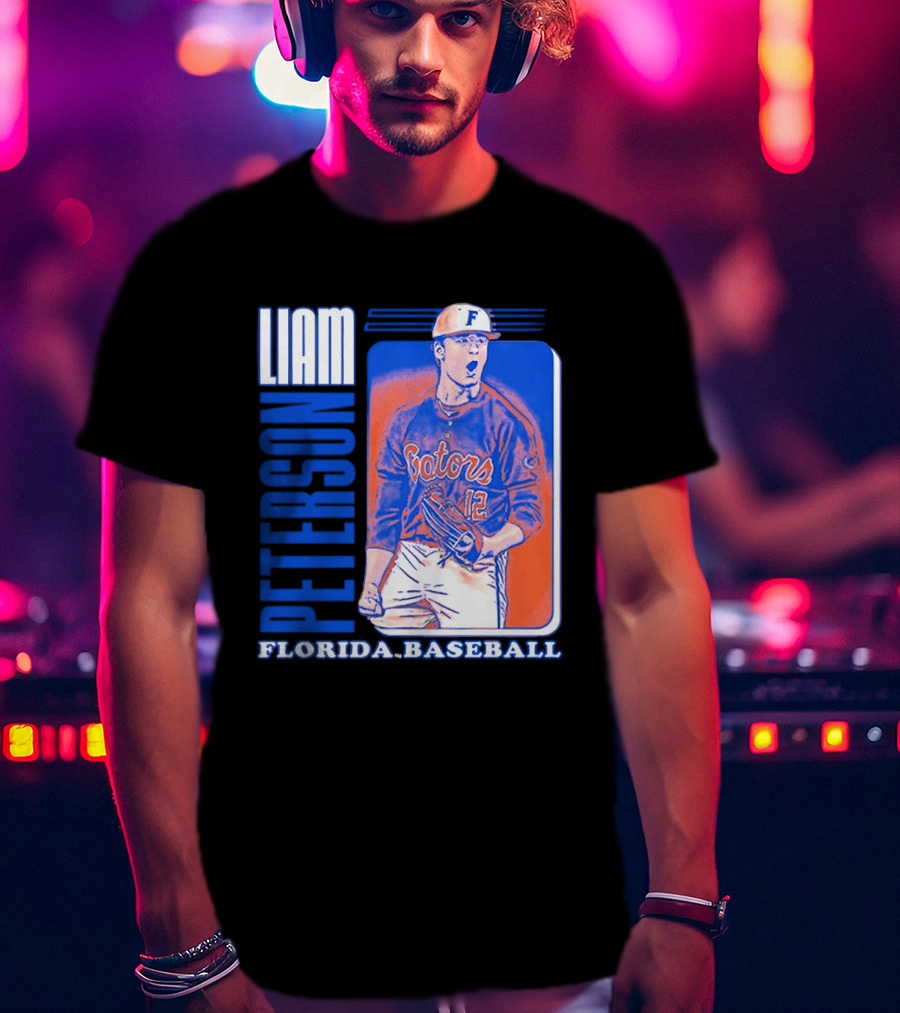 Liam Peterson Florida Gators Baseball Player T-Shirt