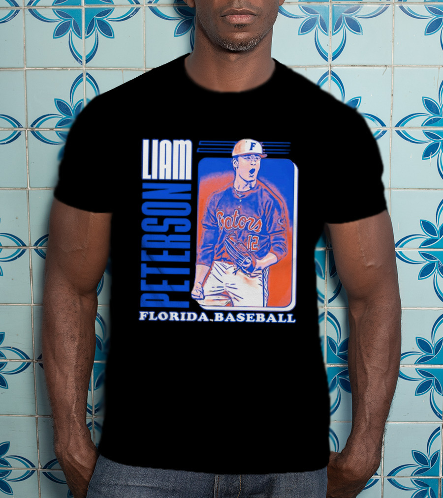 Liam Peterson Florida Gators Baseball Player T-Shirt