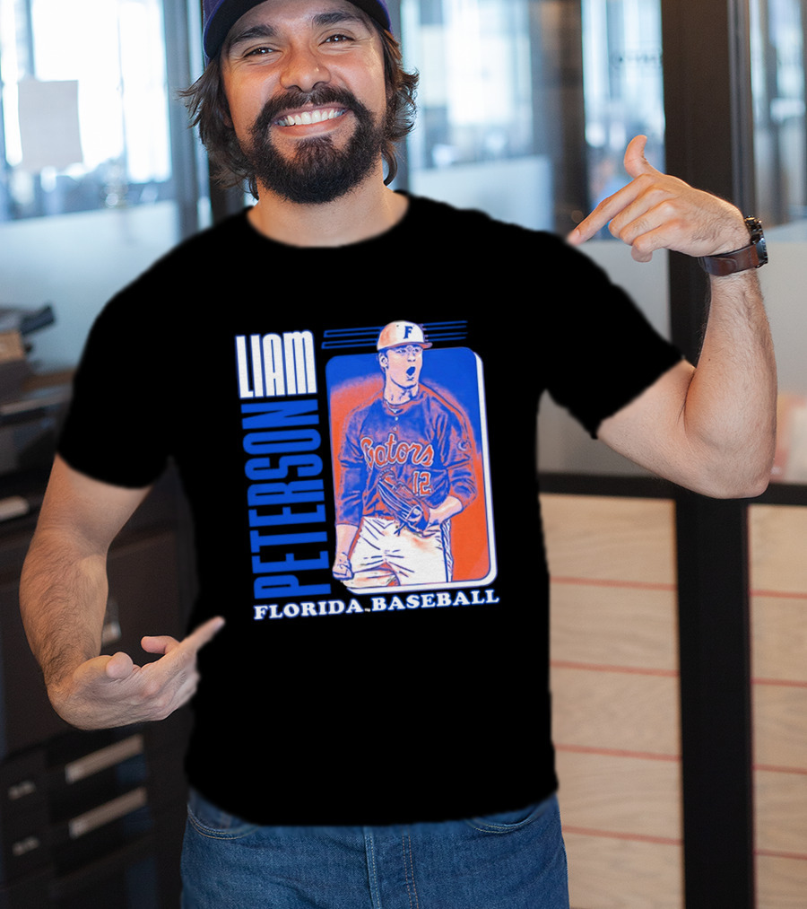 Liam Peterson Florida Gators Baseball Player T-Shirt