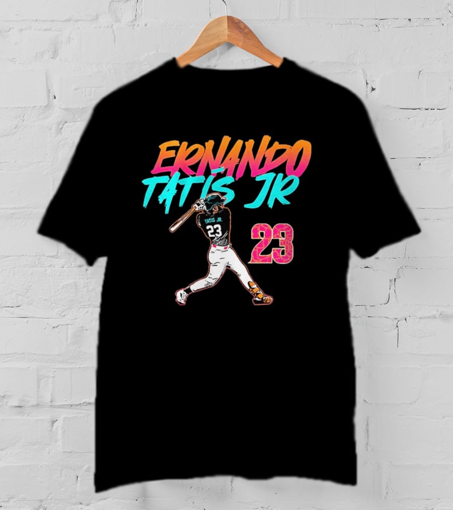 Fernando Tatis Jr 23 San Diego Padres City Edition Swing T-Shirt