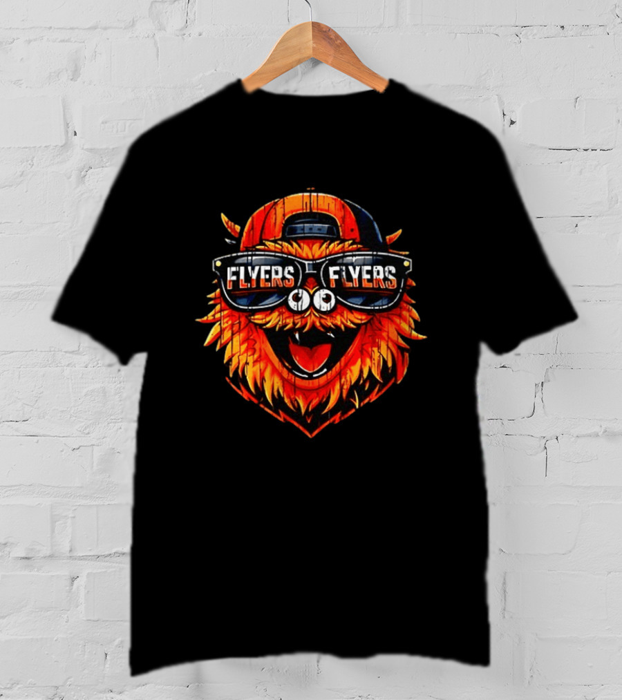 Philadelphia Flyers Gritty Sunglasses Hockey T-Shirt