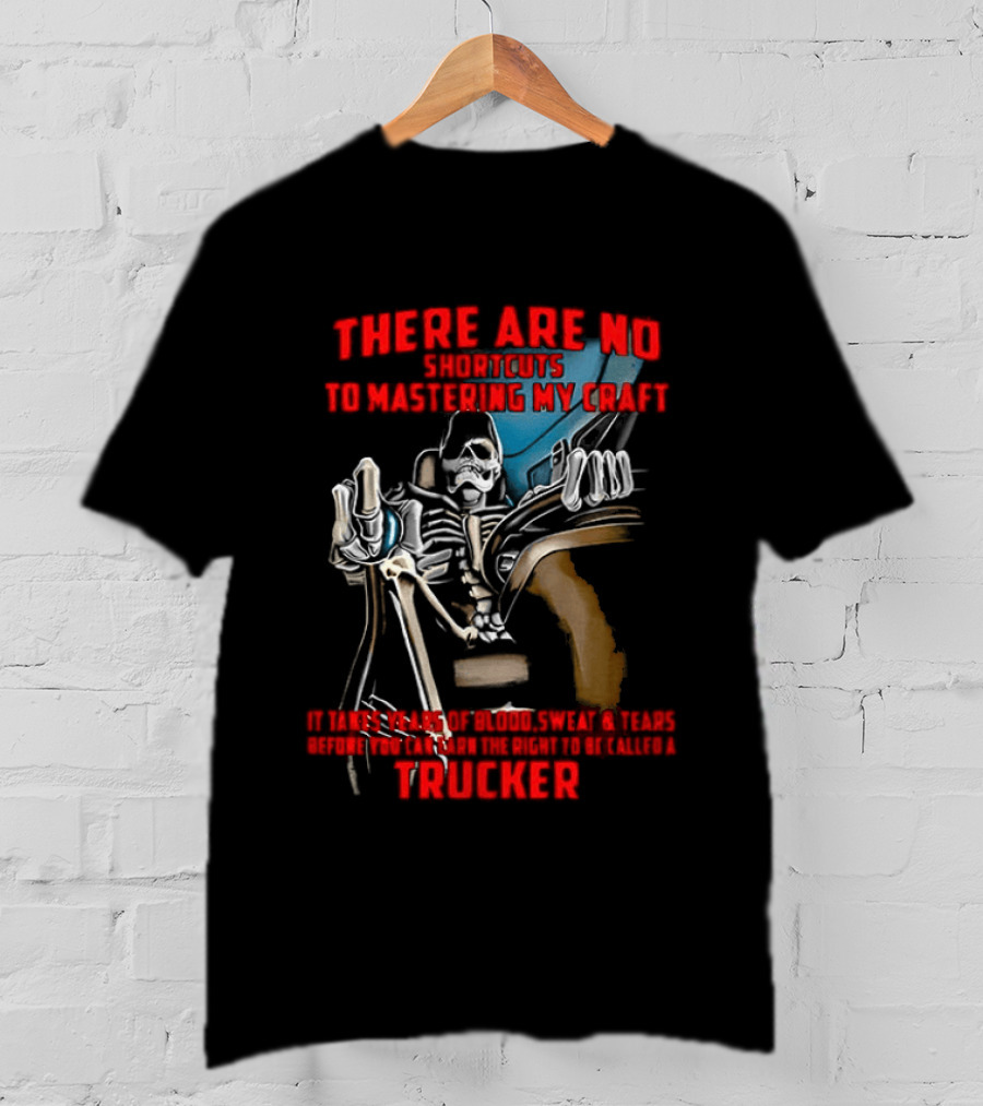 There Are No Shortcuts To Mastering My Craft Blood Sweat Tears T-Shirt