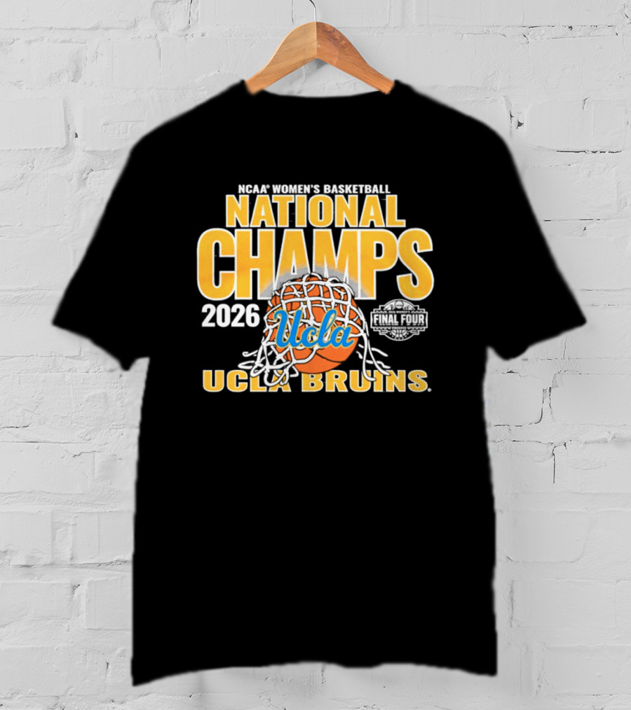 UCLA Bruins 2026 National Champs Women's Basketball T-Shirt