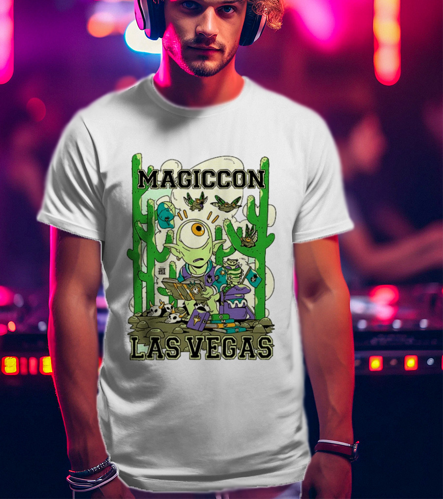 Magiccon Las Vegas One Eyed Alien Cactus Adventure T-Shirt