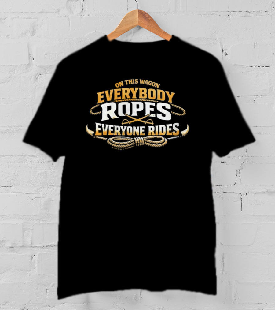 Buffalo Sabres On This Wagon Everybody Ropes Everyone Rides T-Shirt