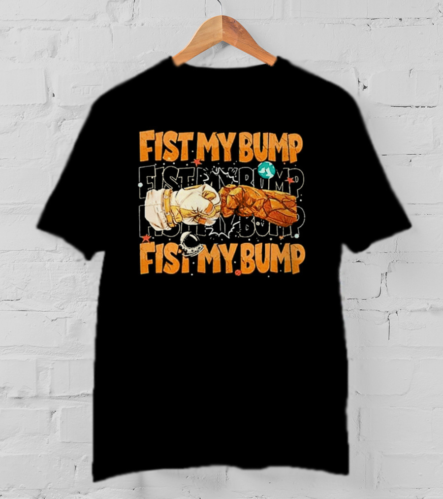 Fist My Bump Grace And Rocky Cartoon Style Fist Bump T-Shirt