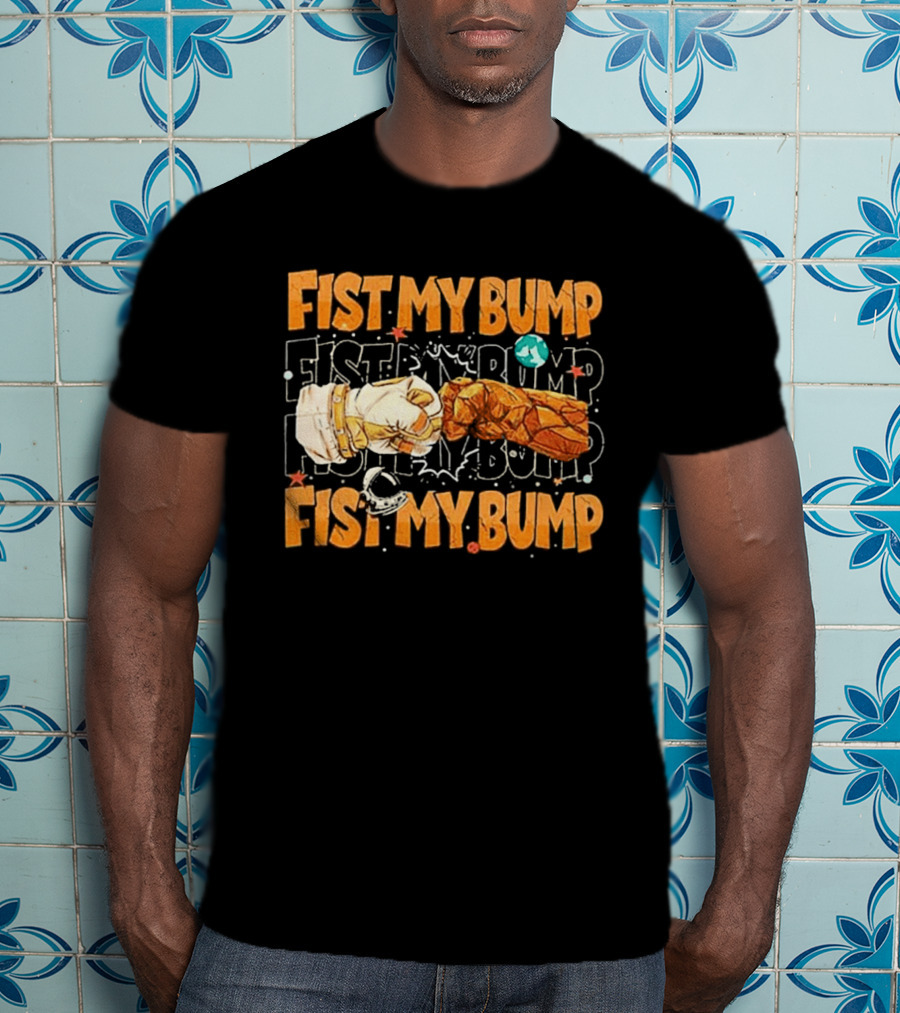 Fist My Bump Grace And Rocky Cartoon Style Fist Bump T-Shirt