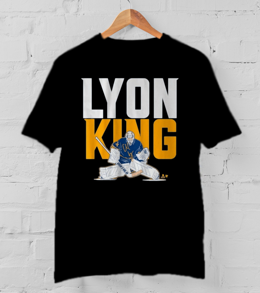Lyon King Buffalo Goalie Sports Fan T-Shirt