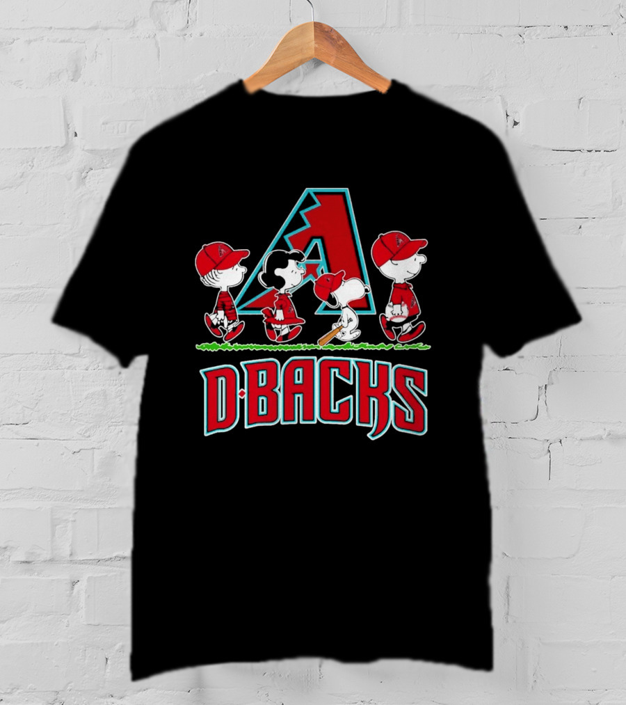 Arizona Diamondbacks Peanuts Abbey Road D Backs 2026 T-Shirt