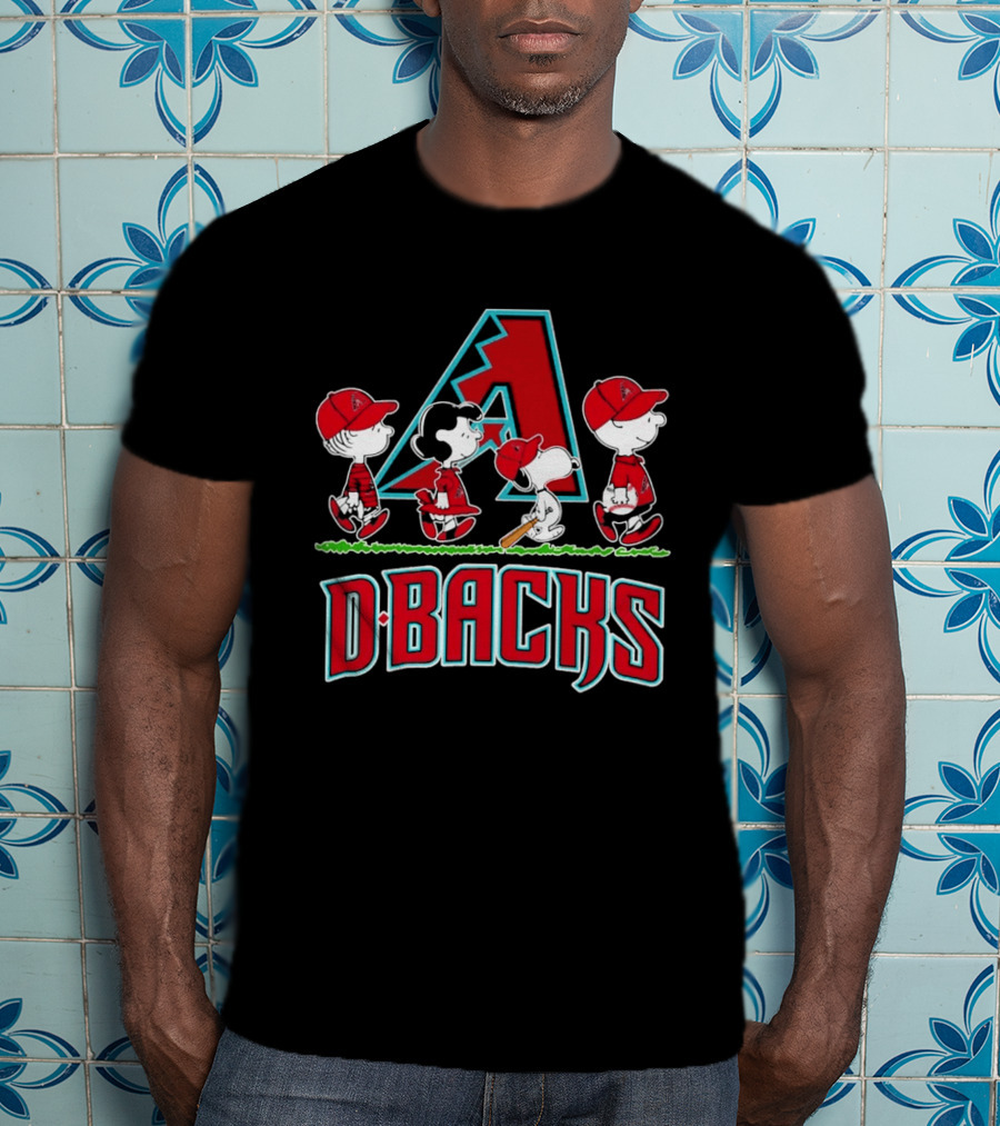 Arizona Diamondbacks Peanuts Abbey Road D Backs 2026 T-Shirt