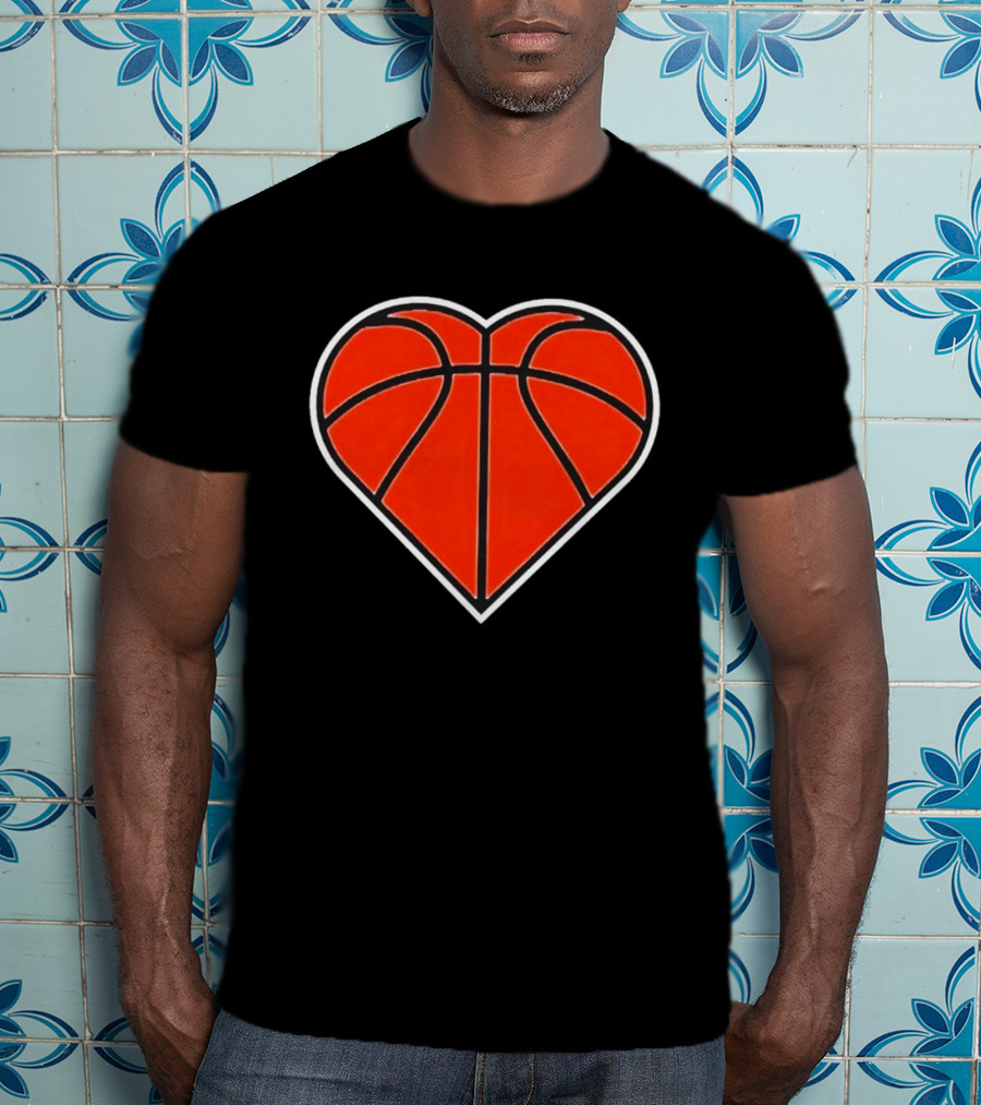 New York Knicks Basketball Heart T-Shirt