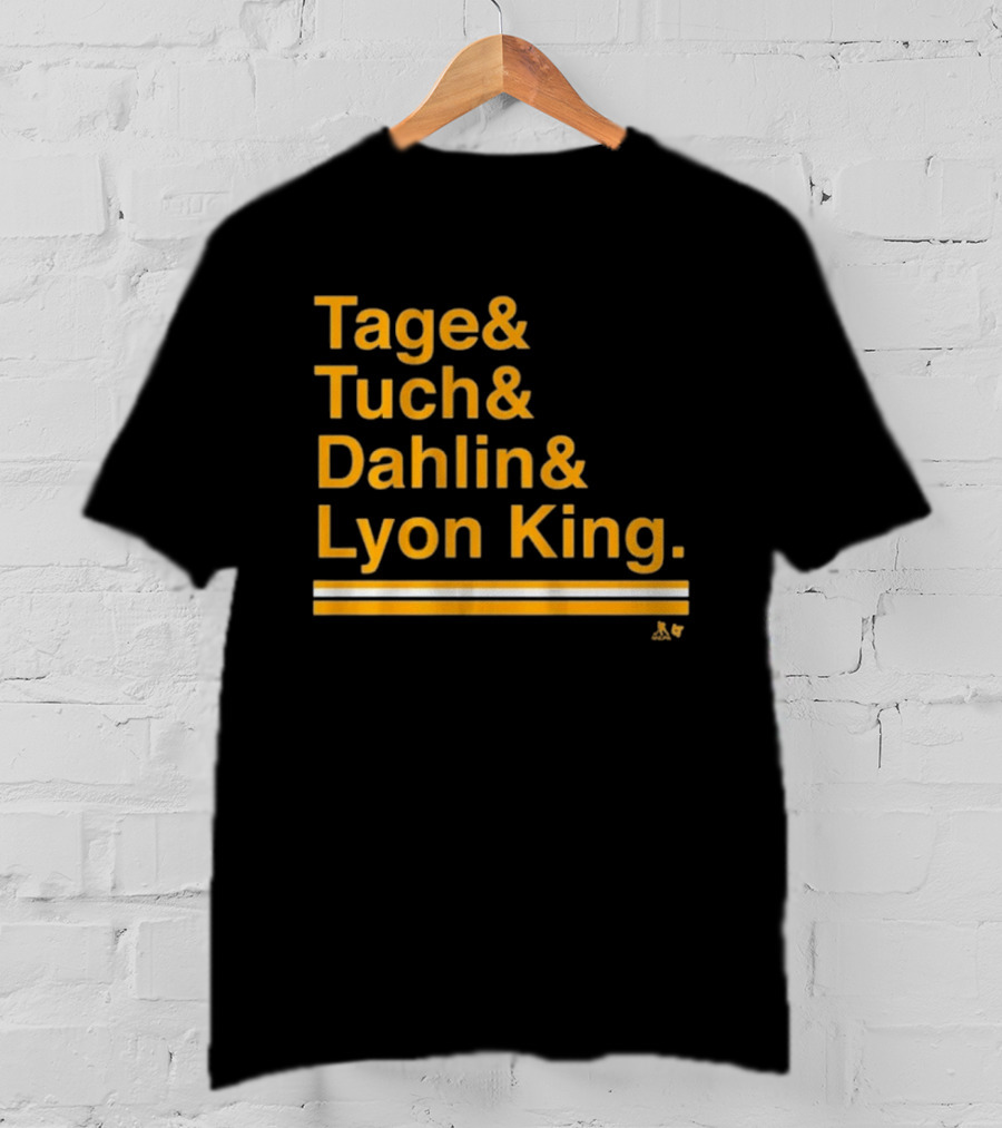 Tage Tuch Dahlin Lyon King Buffalo Hockey Ampersand T-Shirt