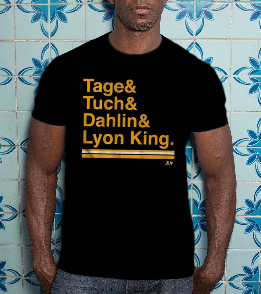 Tage Tuch Dahlin Lyon King Buffalo Hockey Ampersand T-Shirt