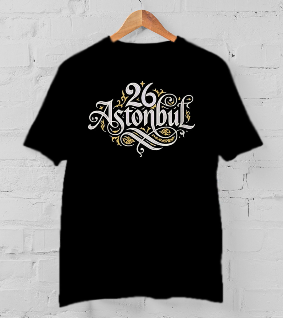 Junior Astonbul 26 Black Front T-Shirt