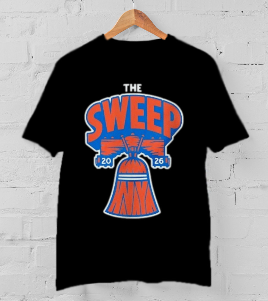 New York Knicks The Sweep 2026 Liberty Bell Motif T-Shirt