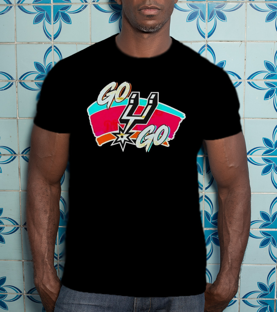 Go Spurs Go Basketball Game Day Spurs T-Shirt