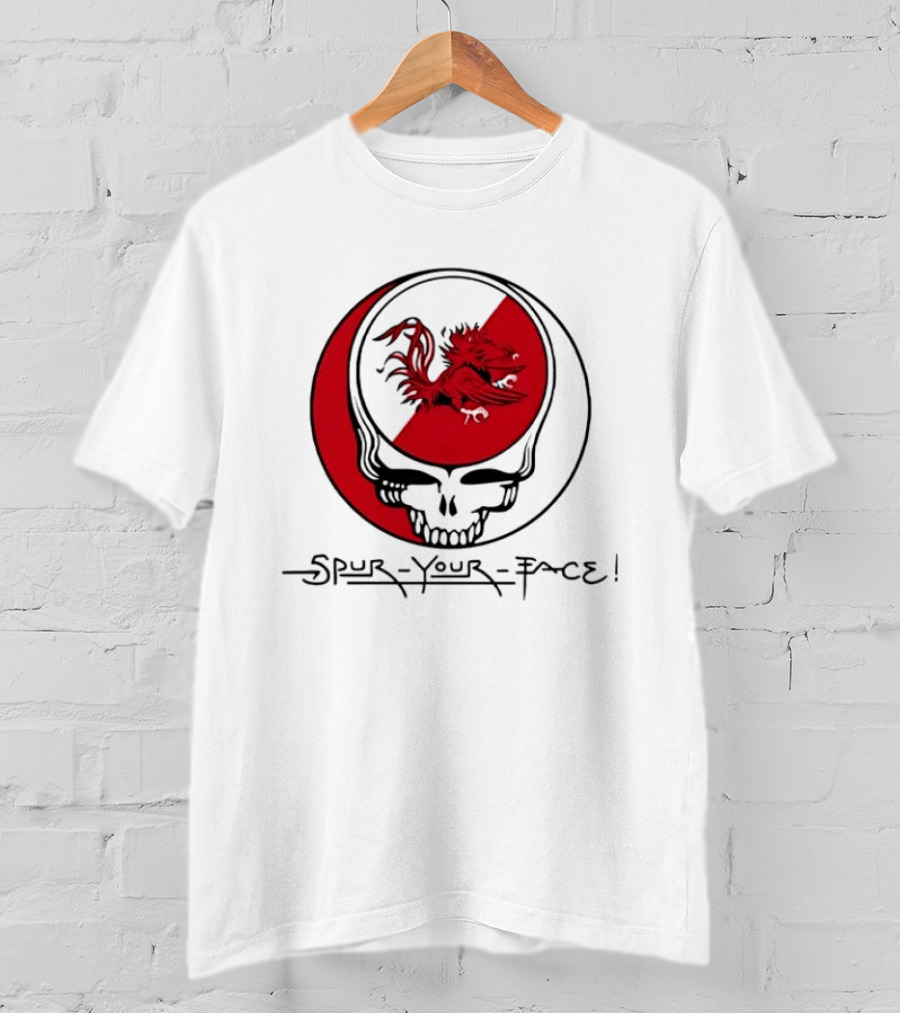 South Carolina Gamecocks Grateful Dead Spur Your Face T-Shirt