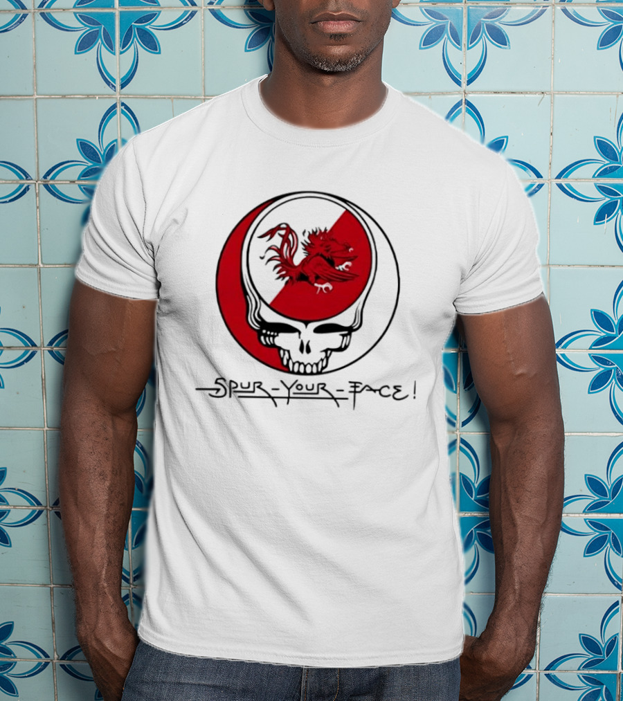 South Carolina Gamecocks Grateful Dead Spur Your Face T-Shirt