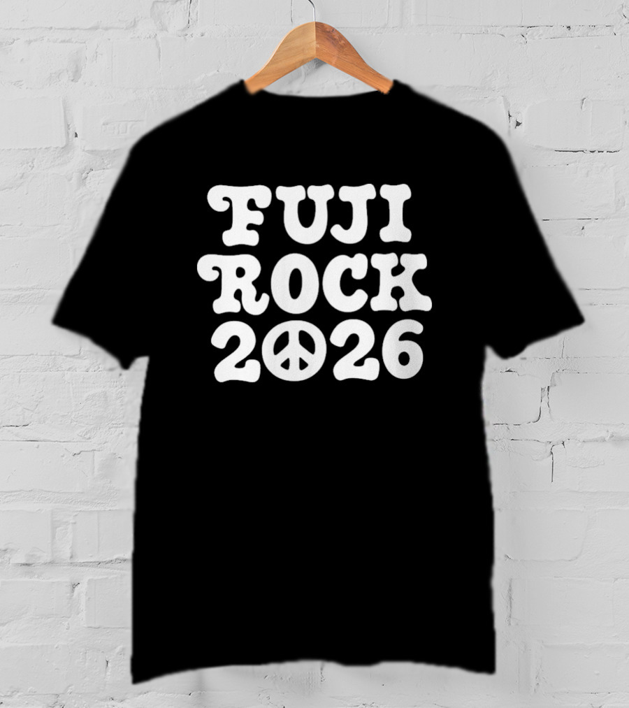 Fuji Rock 2026 Peace Symbol Festival Event T-Shirt