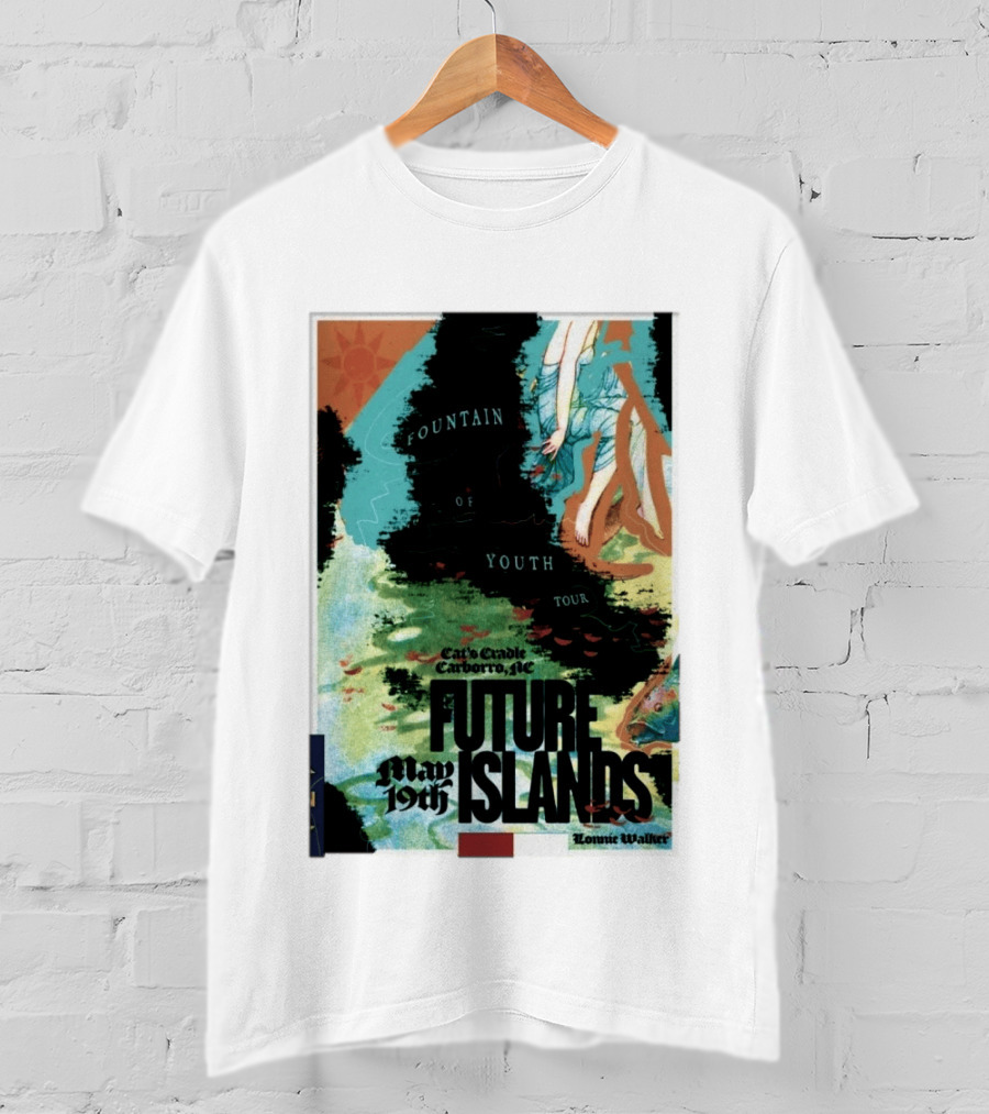 May 19 2026 Future Islands At Cat's Cradle Carrboro NC Fountain Of Youth Tour T-Shirt