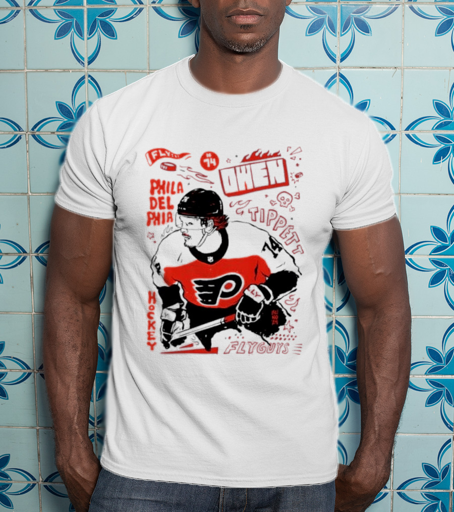 Flyguys Owen Tippett Philadelphia Flyers T-Shirt