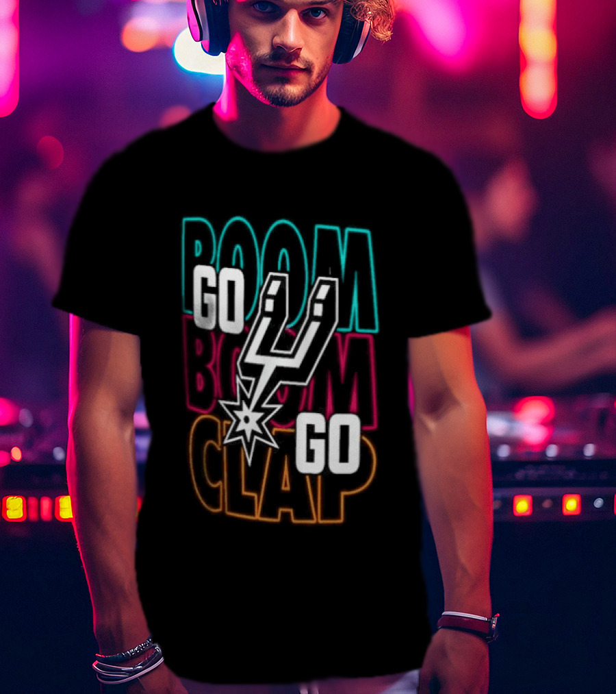 Go Spurs Boom Boom Clap Go Clap T-Shirt