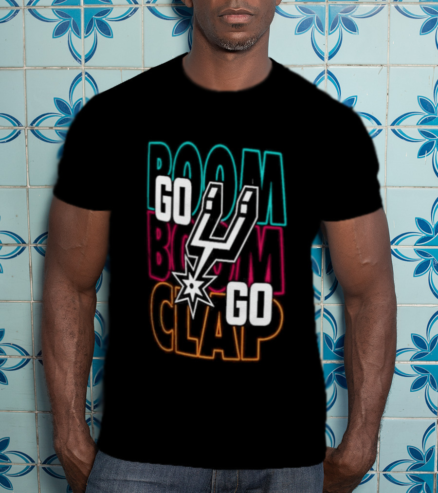 Go Spurs Boom Boom Clap Go Clap T-Shirt