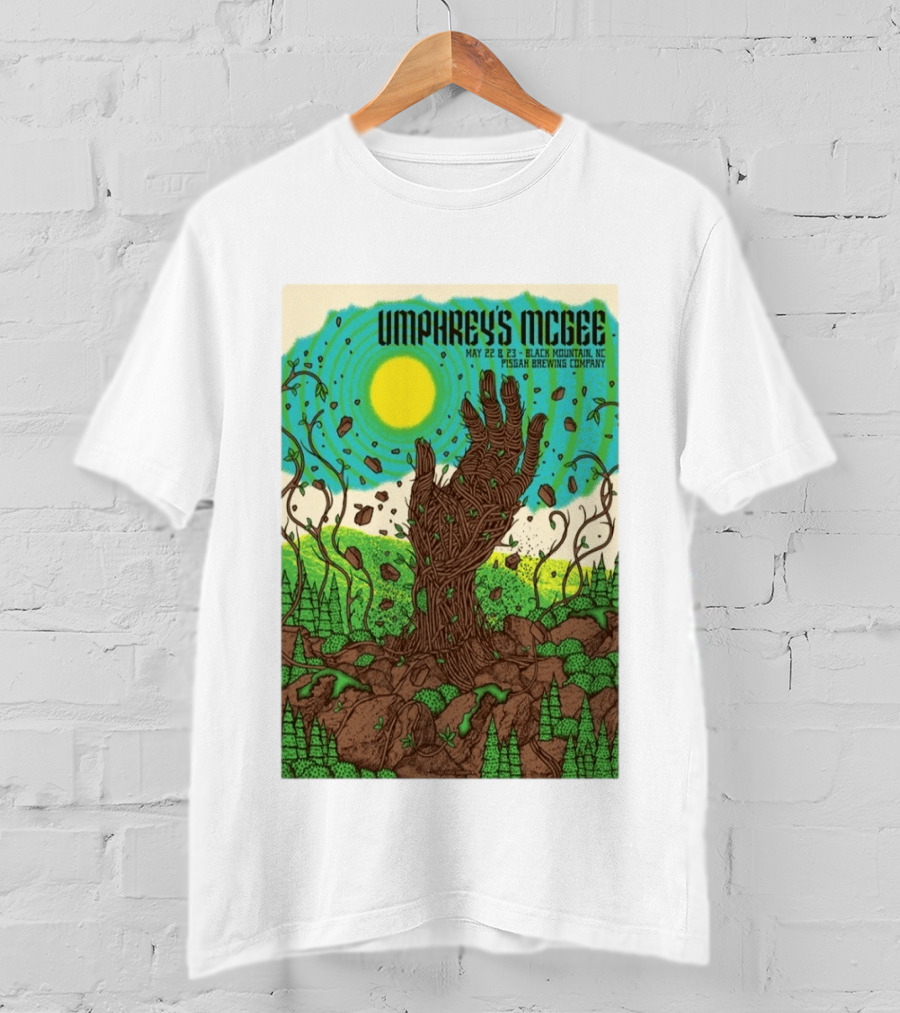 Umphrey's McGee May 22 23 Black Mountain NC Pisgah Brewing Company Tour T-Shirt
