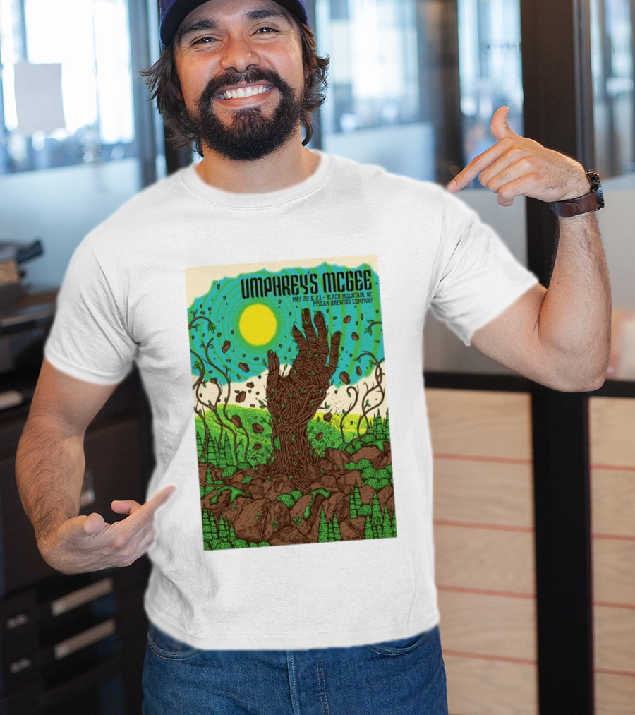 Umphrey's McGee May 22 23 Black Mountain NC Pisgah Brewing Company Tour T-Shirt
