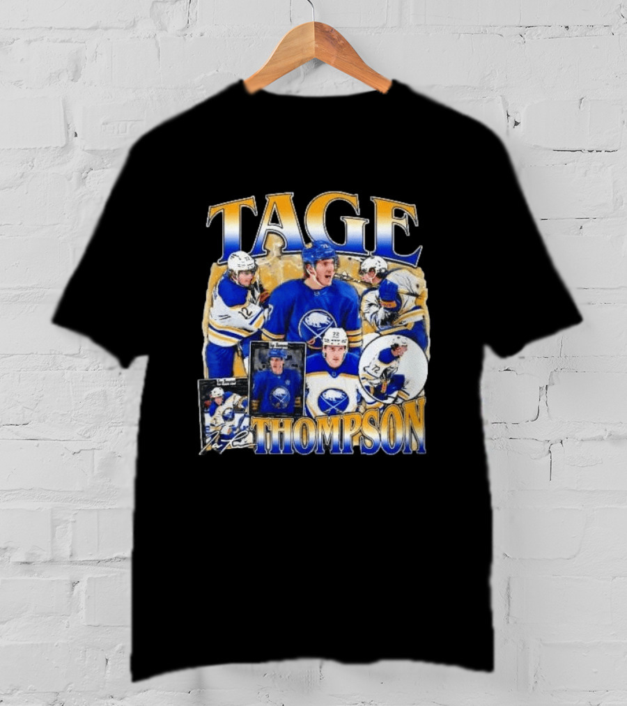 Tage Thompson Buffalo Sabres Hockey Collage T-Shirt