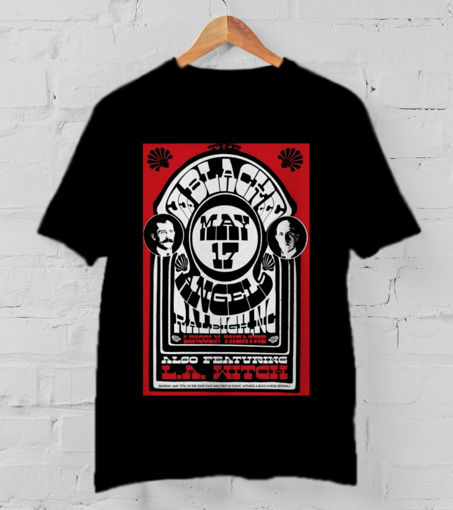 The Black Angels May 17 Raleigh NC Lincoln Theatre Featuring LA Witch 2026 T-Shirt