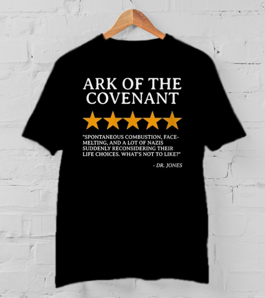 Ark Of The Covenant Five Star Review Dr. Jones T-Shirt