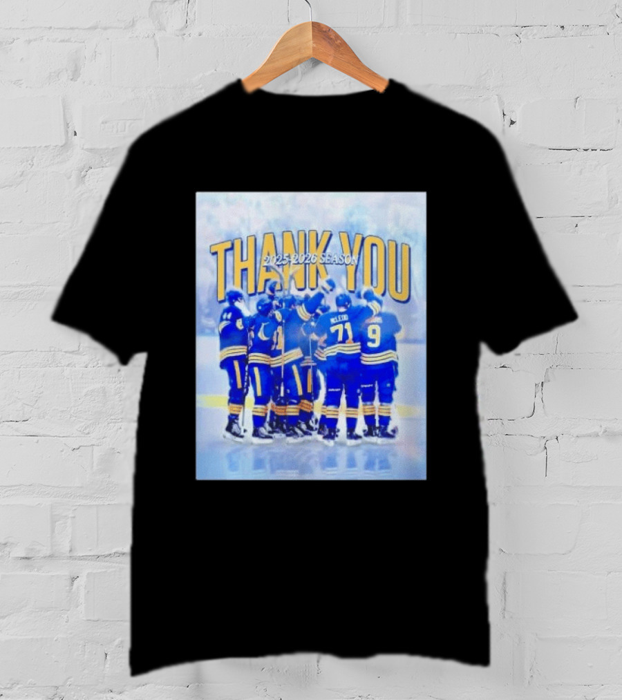 Buffalo Sabres Thank You 2025 2026 Season Players T-Shirt