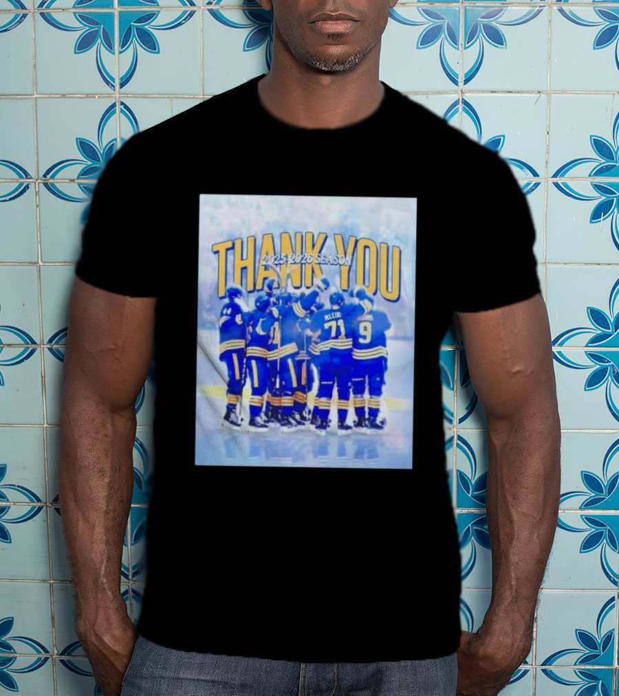Buffalo Sabres Thank You 2025 2026 Season Players T-Shirt