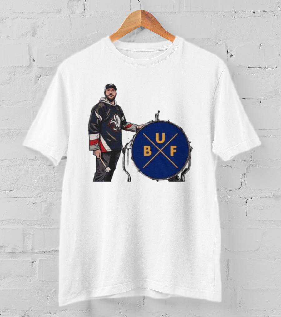 Buffalo Sabres Hockey Josh BUF Drum Team Spirit T-Shirt