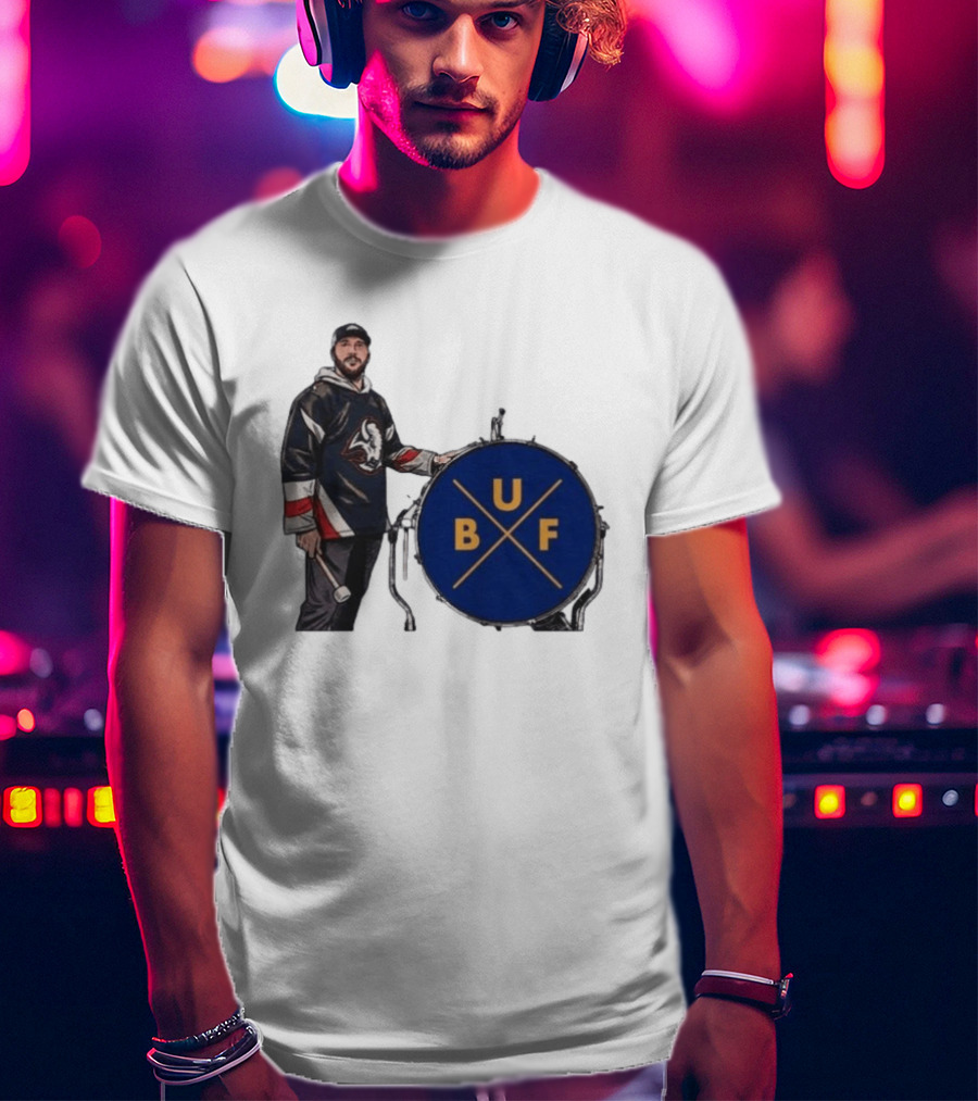 Buffalo Sabres Hockey Josh BUF Drum Team Spirit T-Shirt