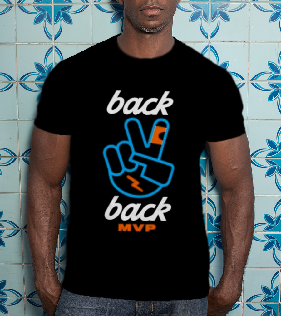 Back 2 Back MVP Piece Hand Shai Gilgeous Alexander T-Shirt