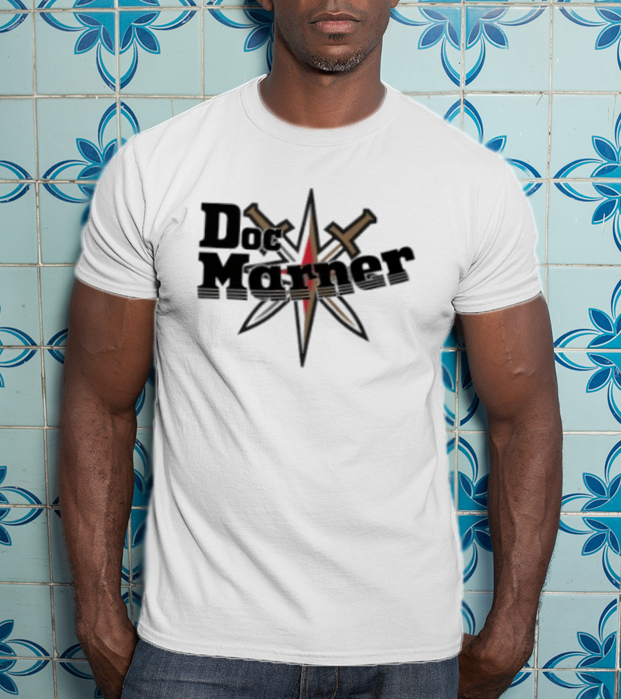 Doc Marner Swords Icon Starburst T-Shirt