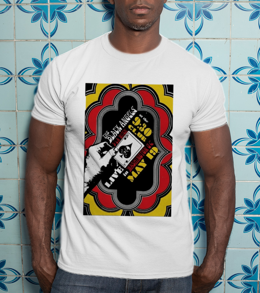 The Black Angels Live Washington D.C. May 19 Playing Card T-Shirt